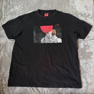 Shoe Palace x IT Pennywise Clown Red Balloon Black Graphic T-Shirt Mens XL